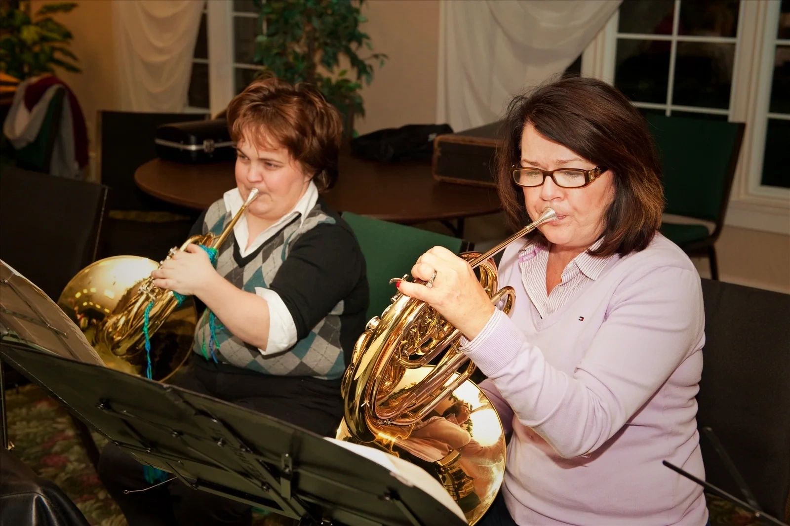 The horn section