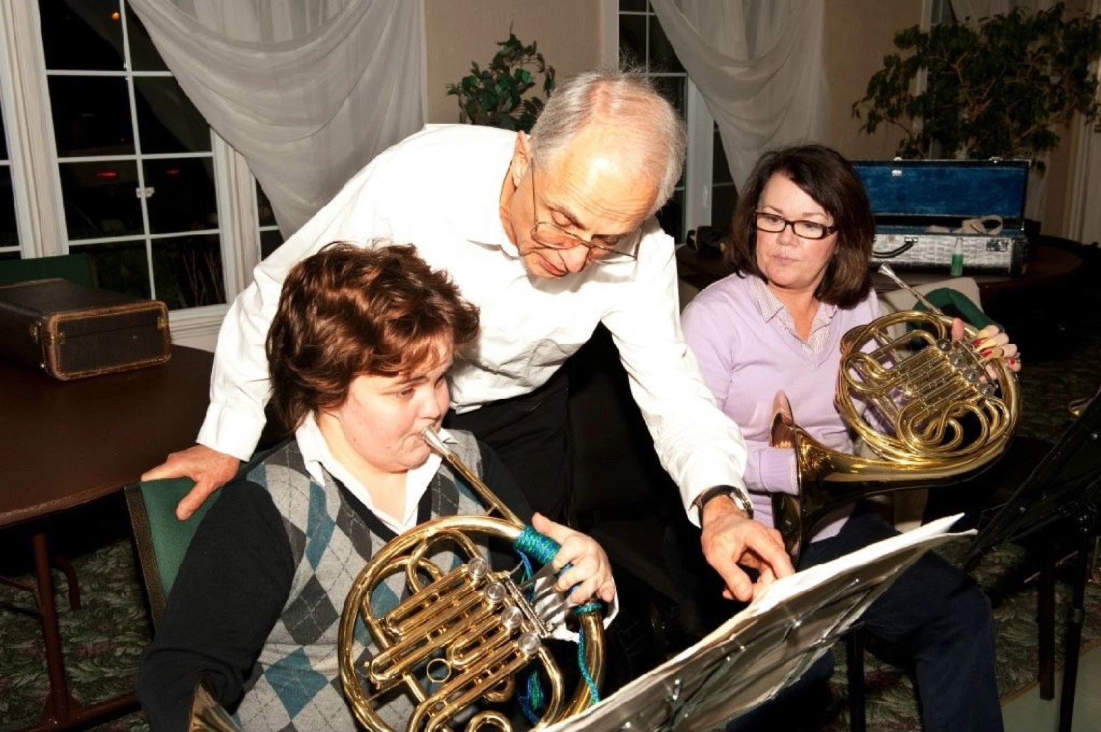 Coaching the horn section