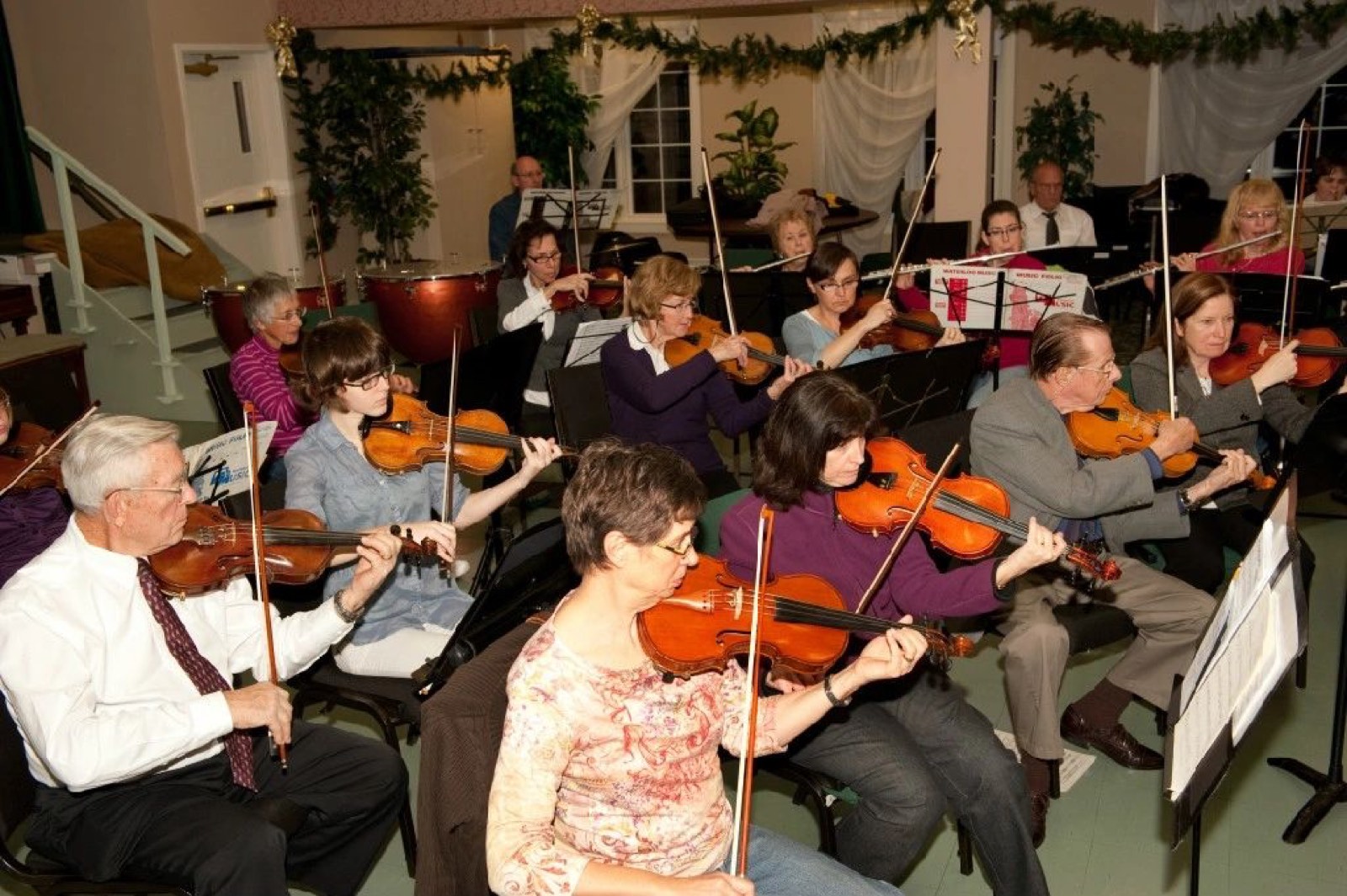 A Monday evening rehearsal